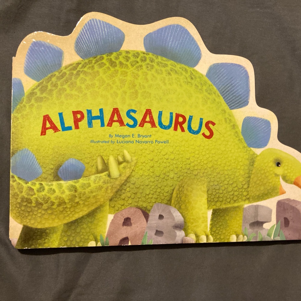 Alphasaurus. Children’s book